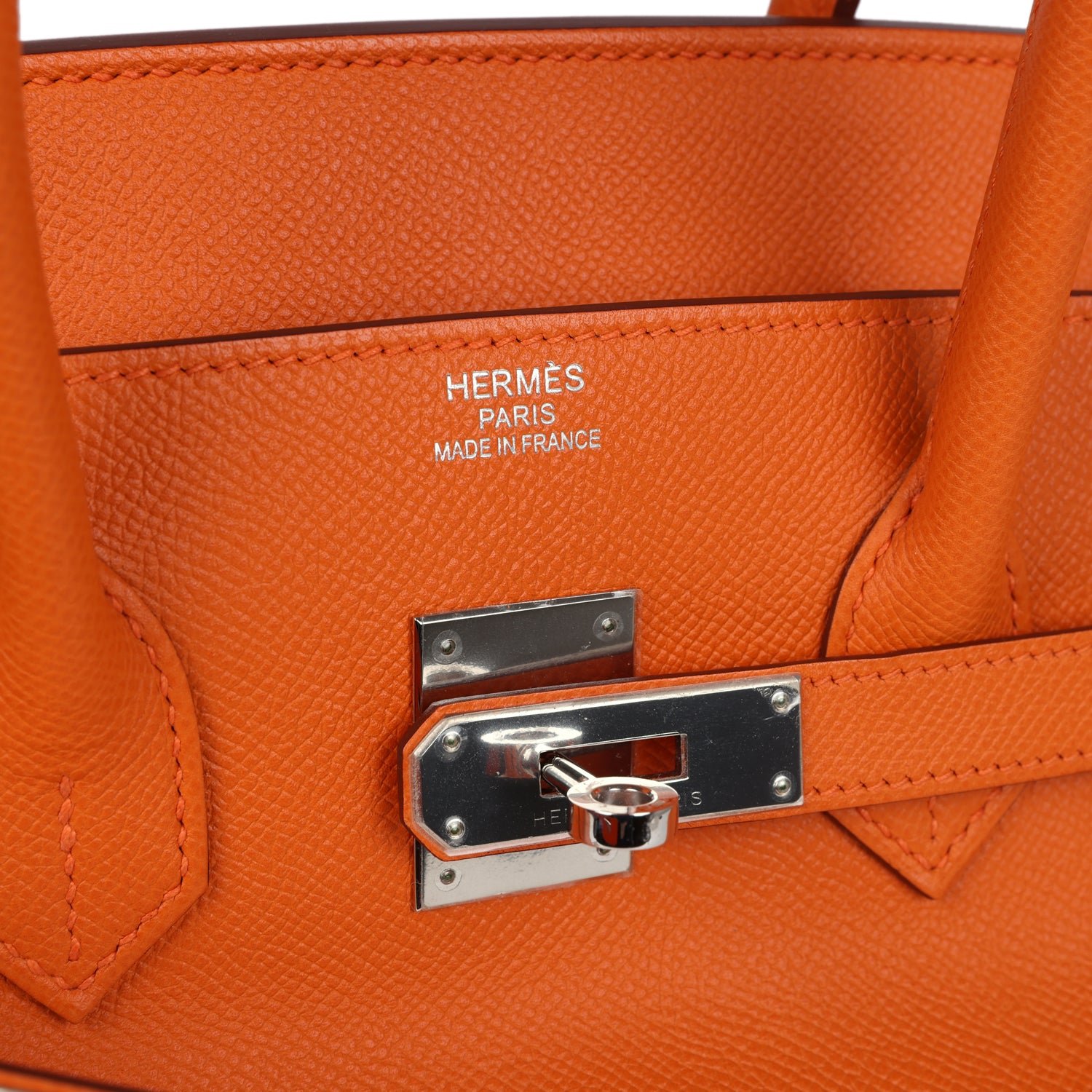 Pre-Owned Hermès Birkin 35 Orange Epsom — view 7