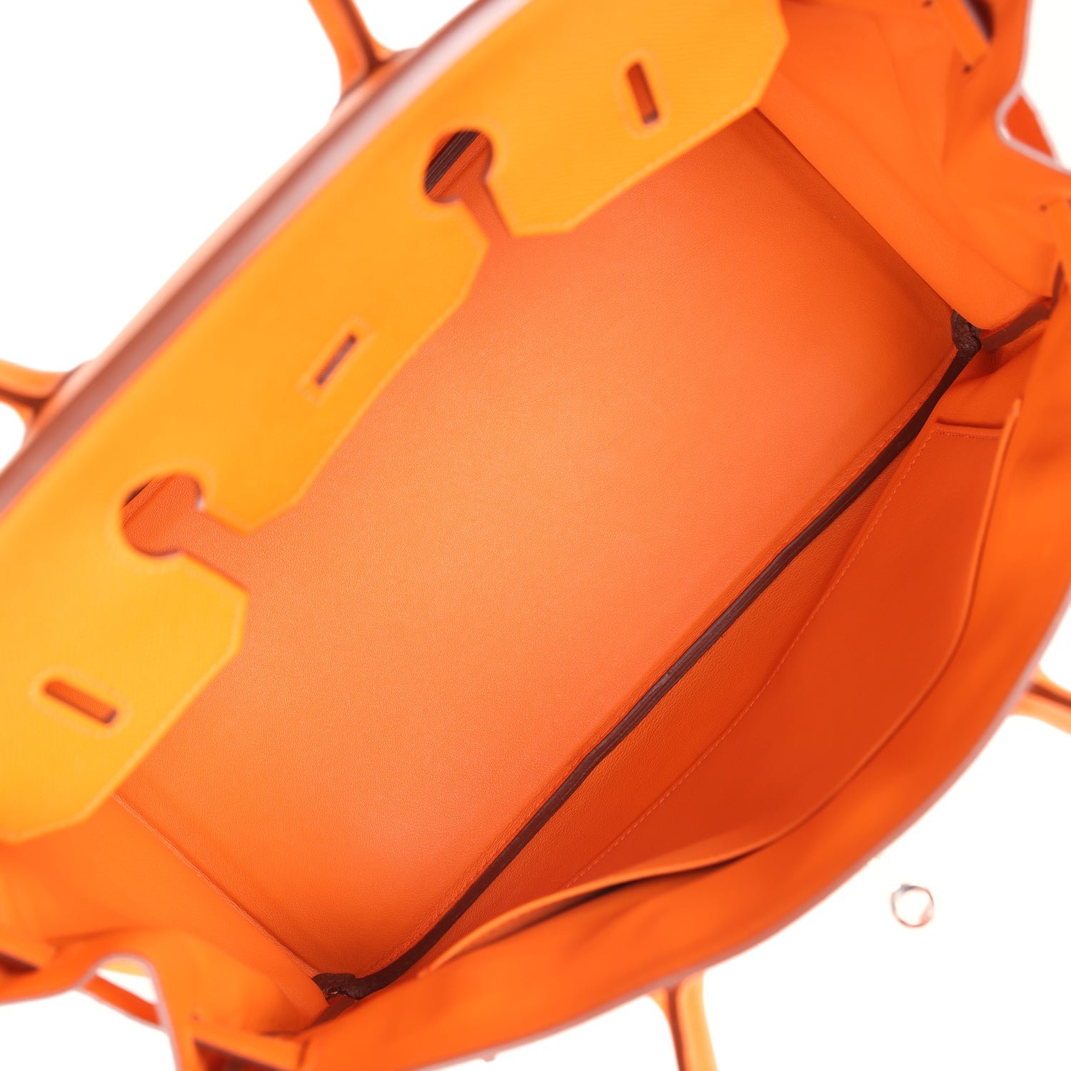 Pre-Owned Hermès Birkin 35 Orange Epsom — view 8