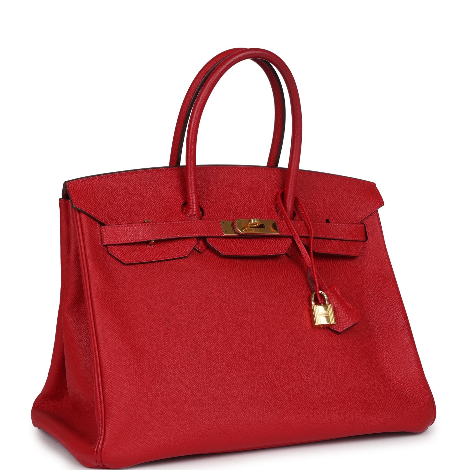 Pre-Owned Hermès Birkin 35 Rouge Casaque Epsom — view 2