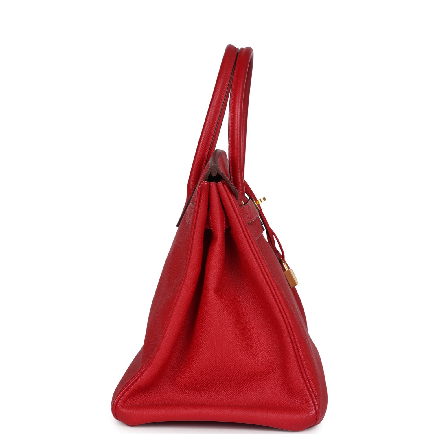 Pre-Owned Hermès Birkin 35 Rouge Casaque Epsom — view 4