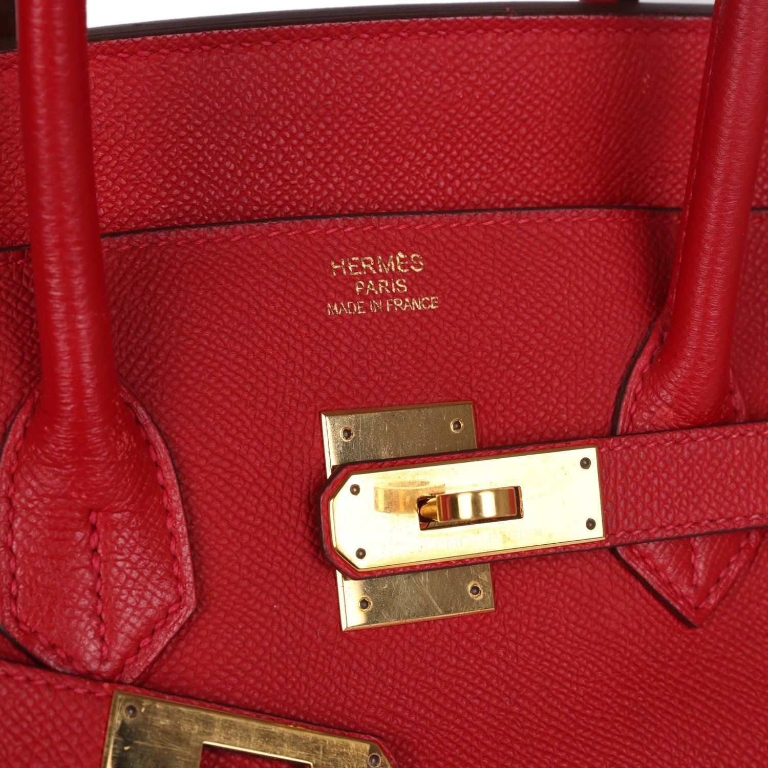 Pre-Owned Hermès Birkin 35 Rouge Casaque Epsom — view 7