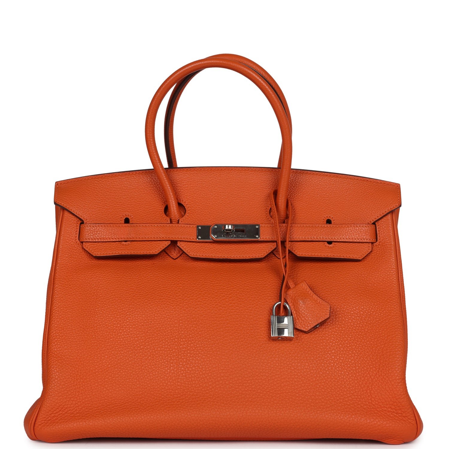 Pre-Owned Hermès Birkin 35 Orange Togo