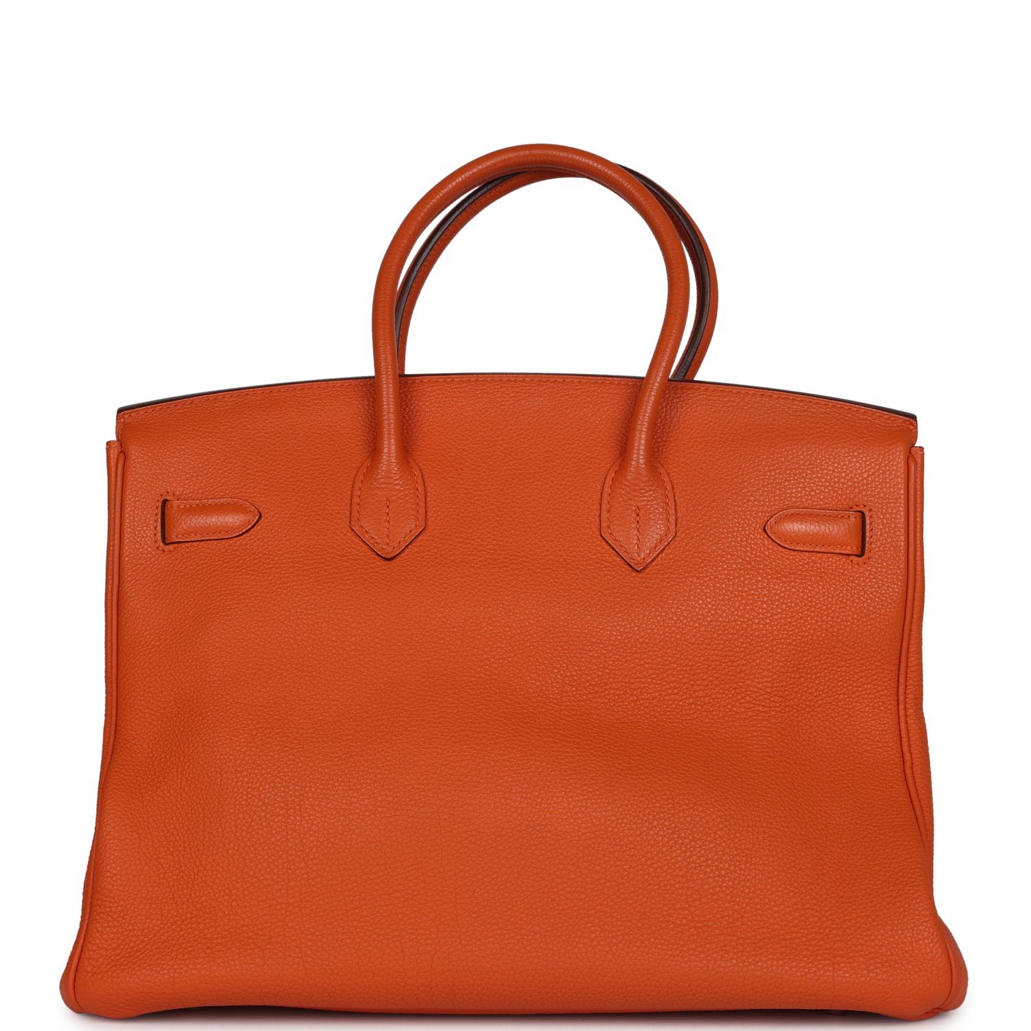 Pre-Owned Hermès Birkin 35 Orange Togo — view 4