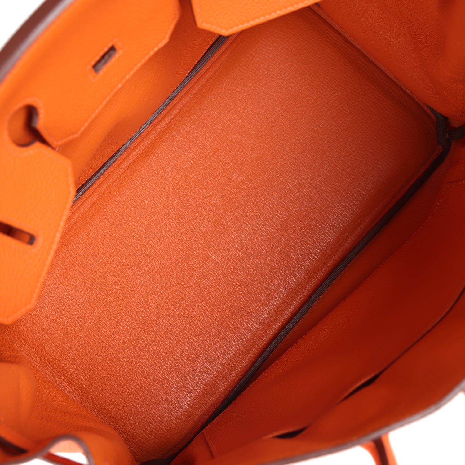 Pre-Owned Hermès Birkin 35 Orange Togo — view 8