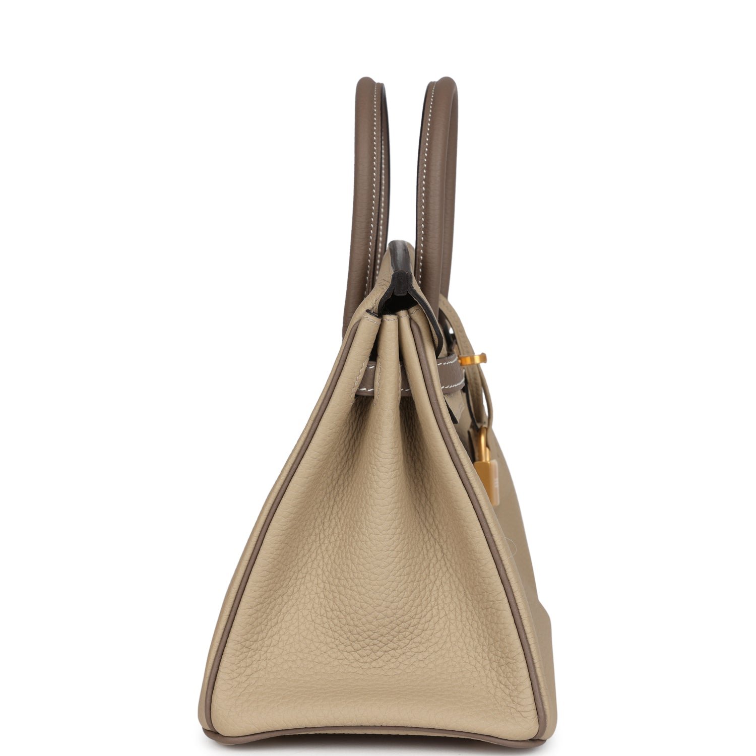 Hermès Birkin 25 Etoupe Togo Brushed Gold — view 4