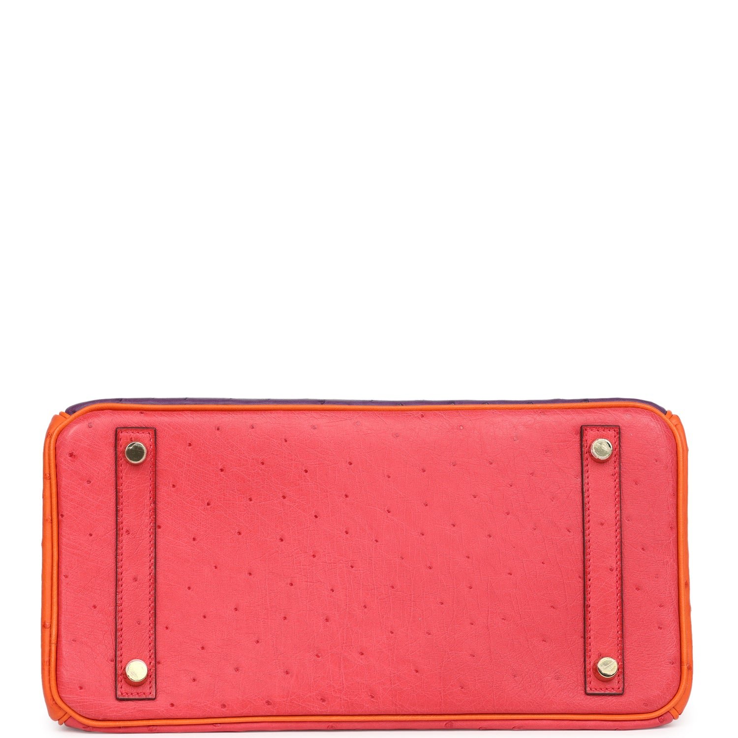 Pre-Owned Hermès Birkin 30 Tangerine Ostrich — view 9