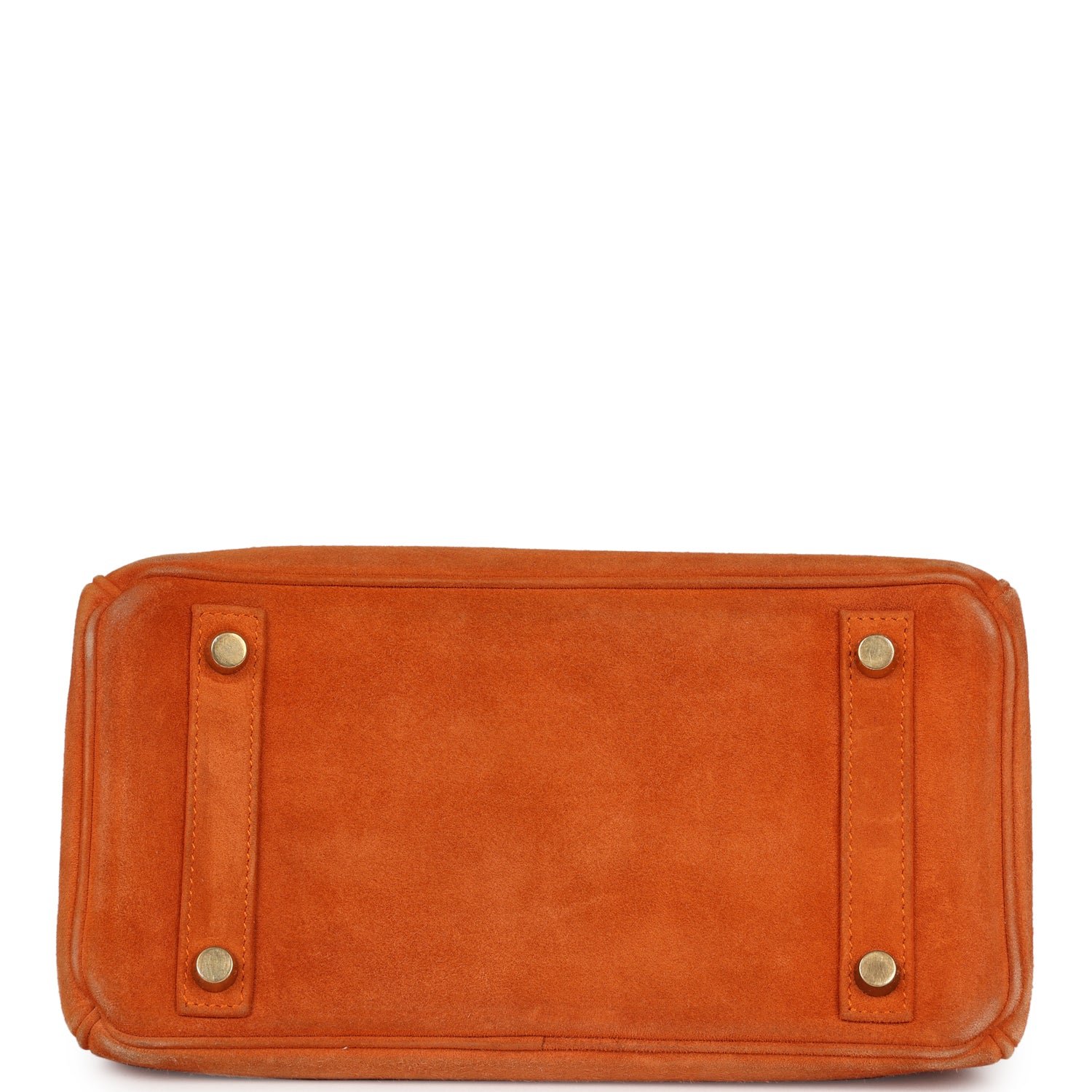 Vintage Hermès Birkin 25 Orange Doblis — view 6