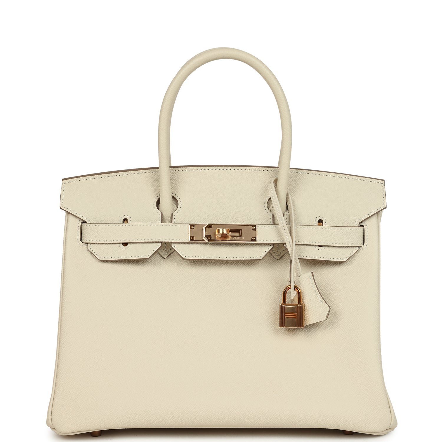 Pre-Owned Hermès Birkin 30 Craie Epsom