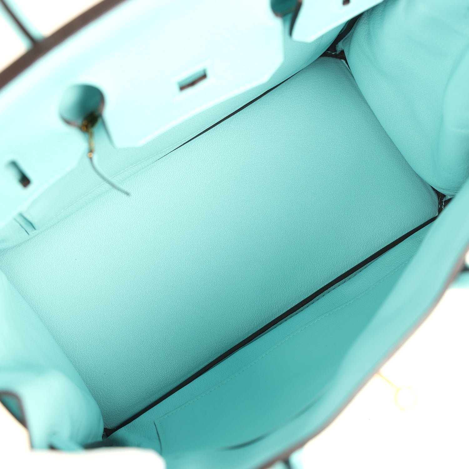 Pre-Owned Hermès Birkin 30 Bleu Atoll Clemence — view 8