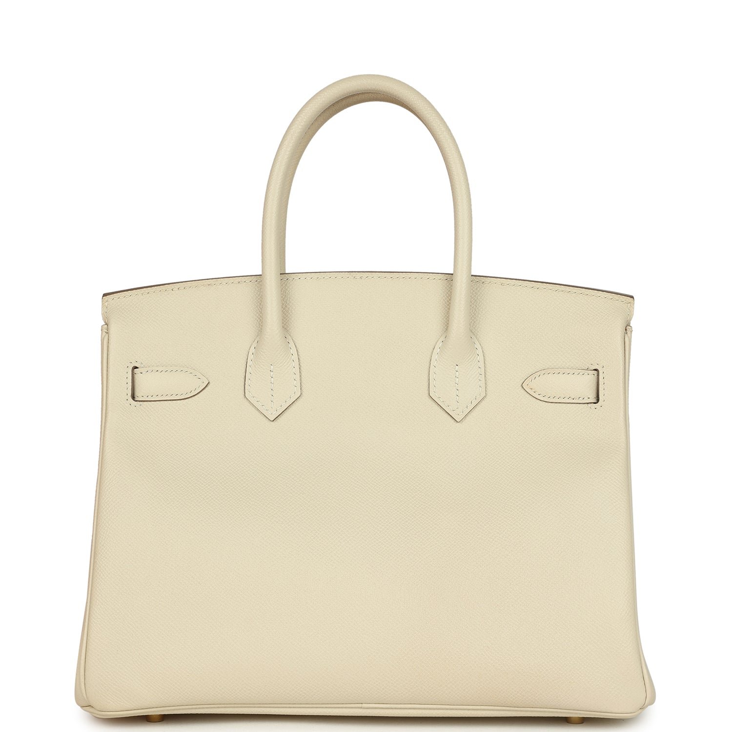 Pre-Owned Hermès Birkin 30 Craie Epsom Gold — view 5