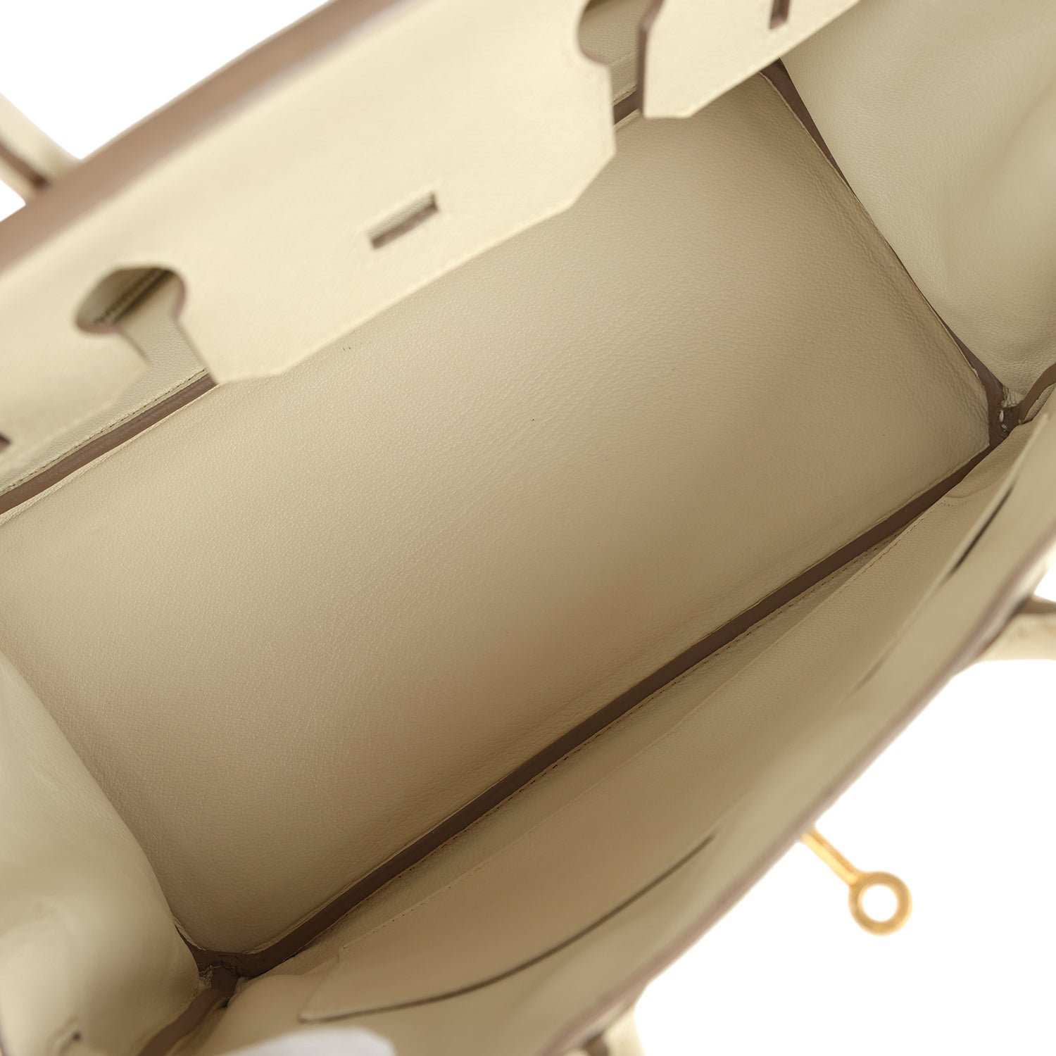 Pre-Owned Hermès Birkin 30 Craie Epsom Gold — view 8