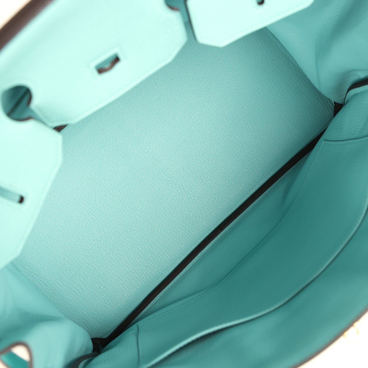 Pre-Owned Hermès Birkin 35 Bleu Atoll Togo — view 8