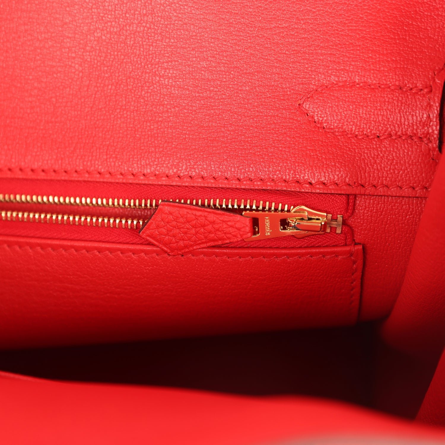 Pre-Owned Hermès Birkin 30 Rouge de Coeur Togo — view 9