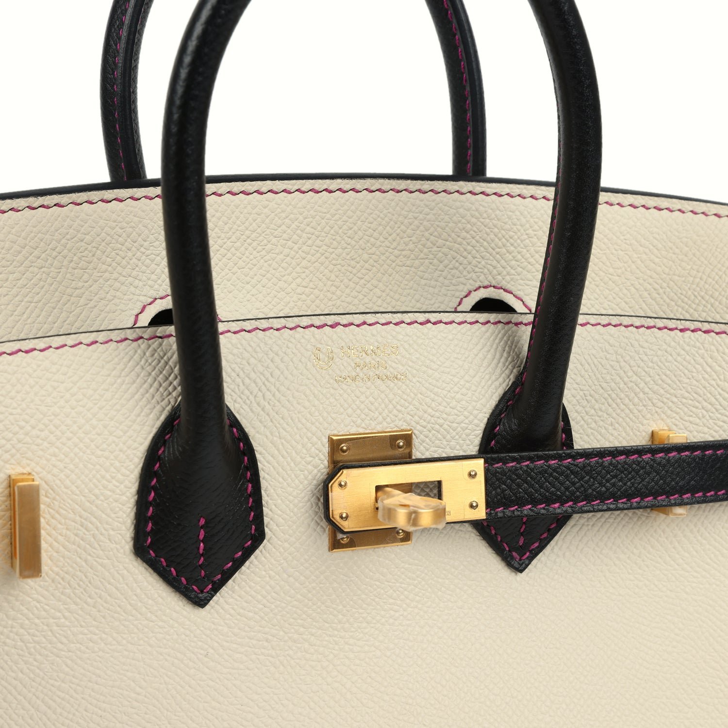 Pre-Owned Hermès Birkin 25 Craie Epsom — view 7