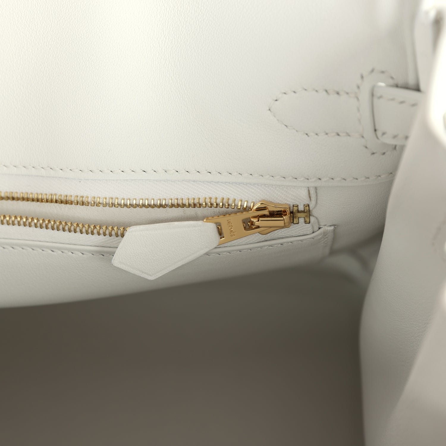 Hermès Birkin 25 New White Swift — view 9