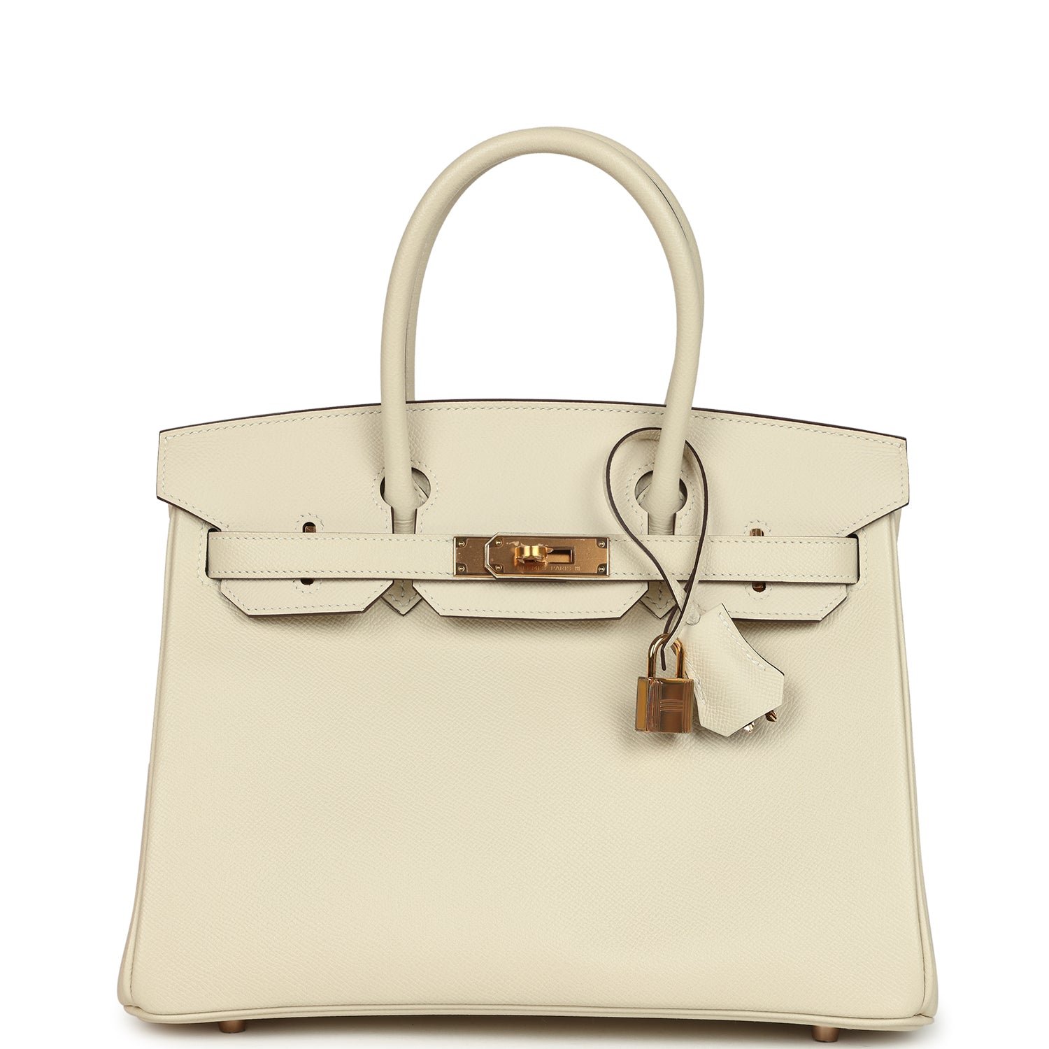 Pre-Owned Hermès Birkin 30 Craie Epsom