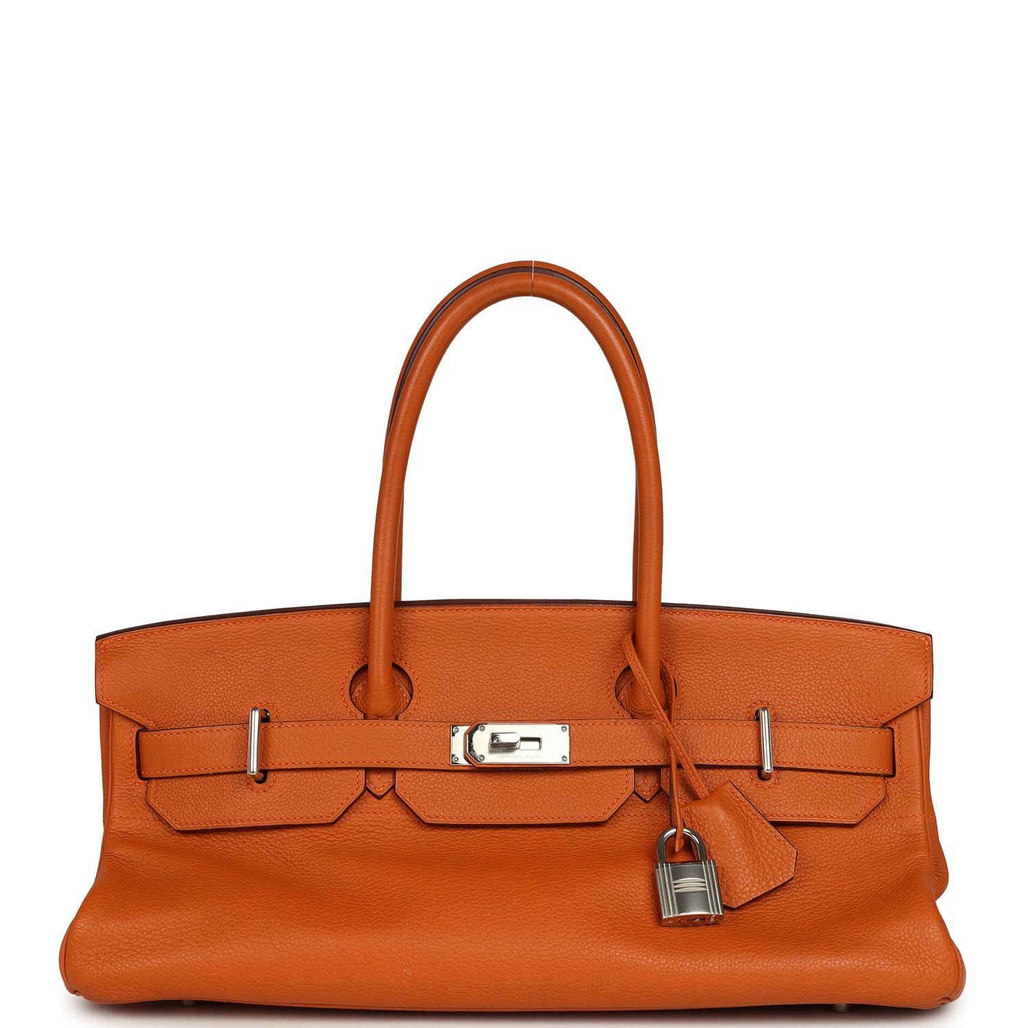 Vintage Hermès Shoulder Birkin JPG 42 Orange