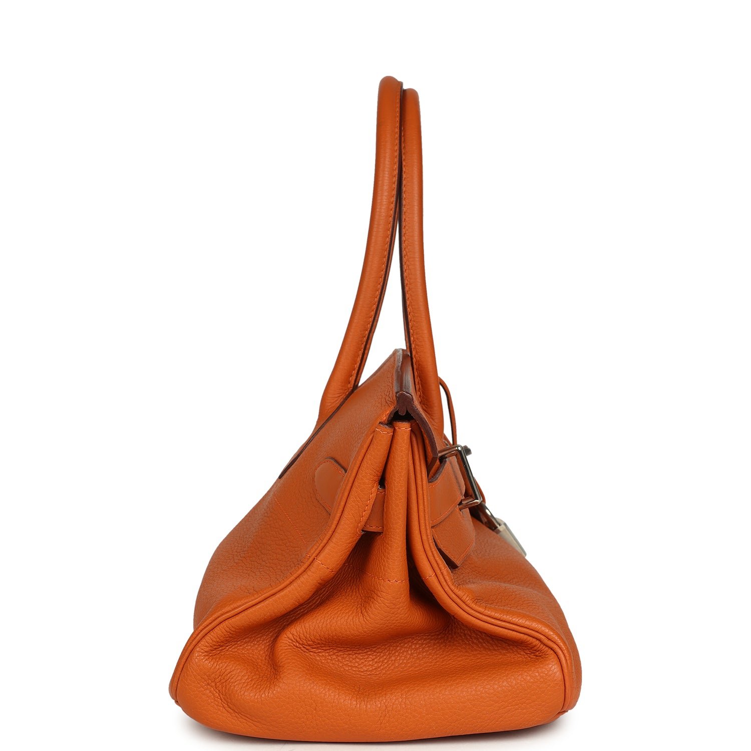 Vintage Hermès Shoulder Birkin JPG 42 Orange — view 4