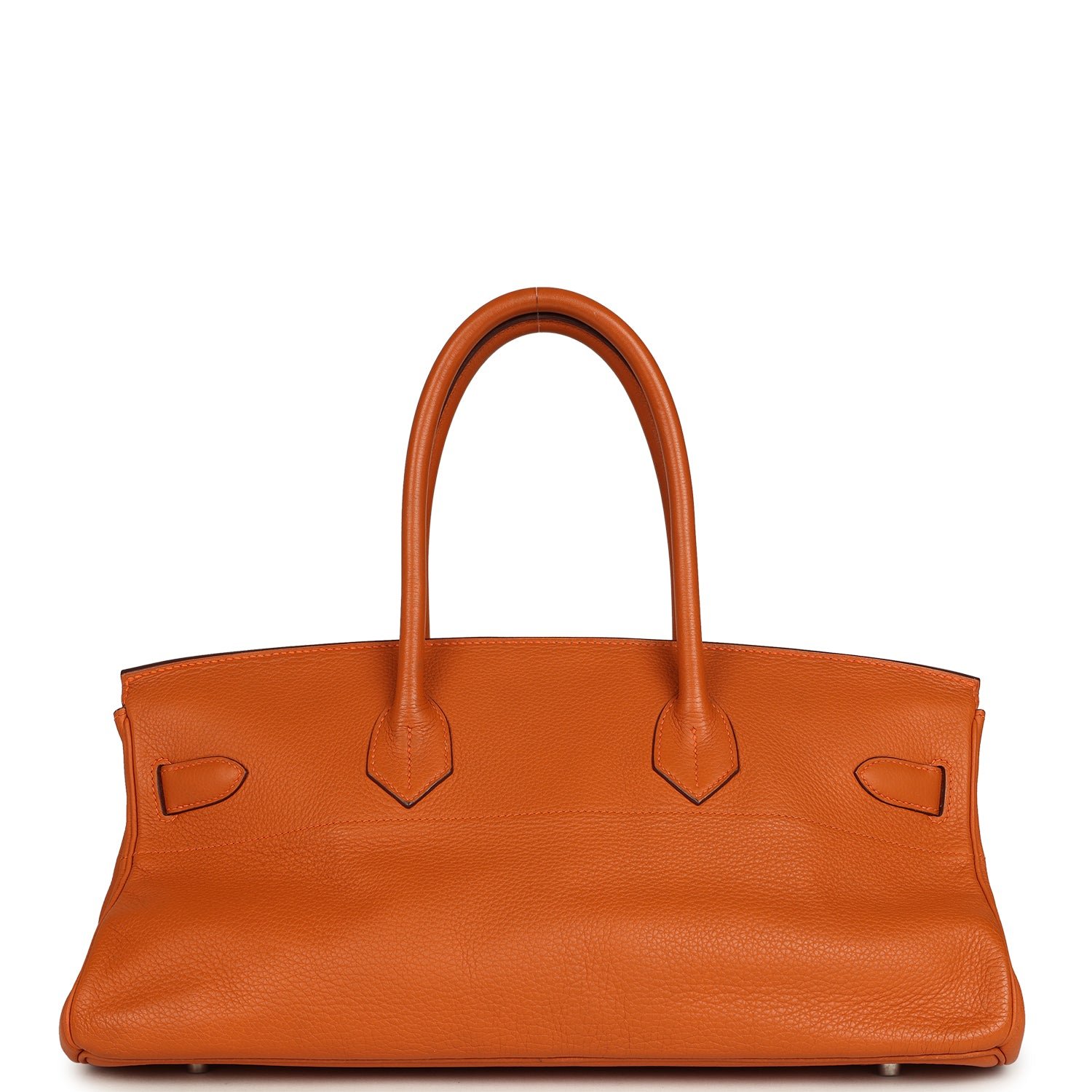 Vintage Hermès Shoulder Birkin JPG 42 Orange — view 5