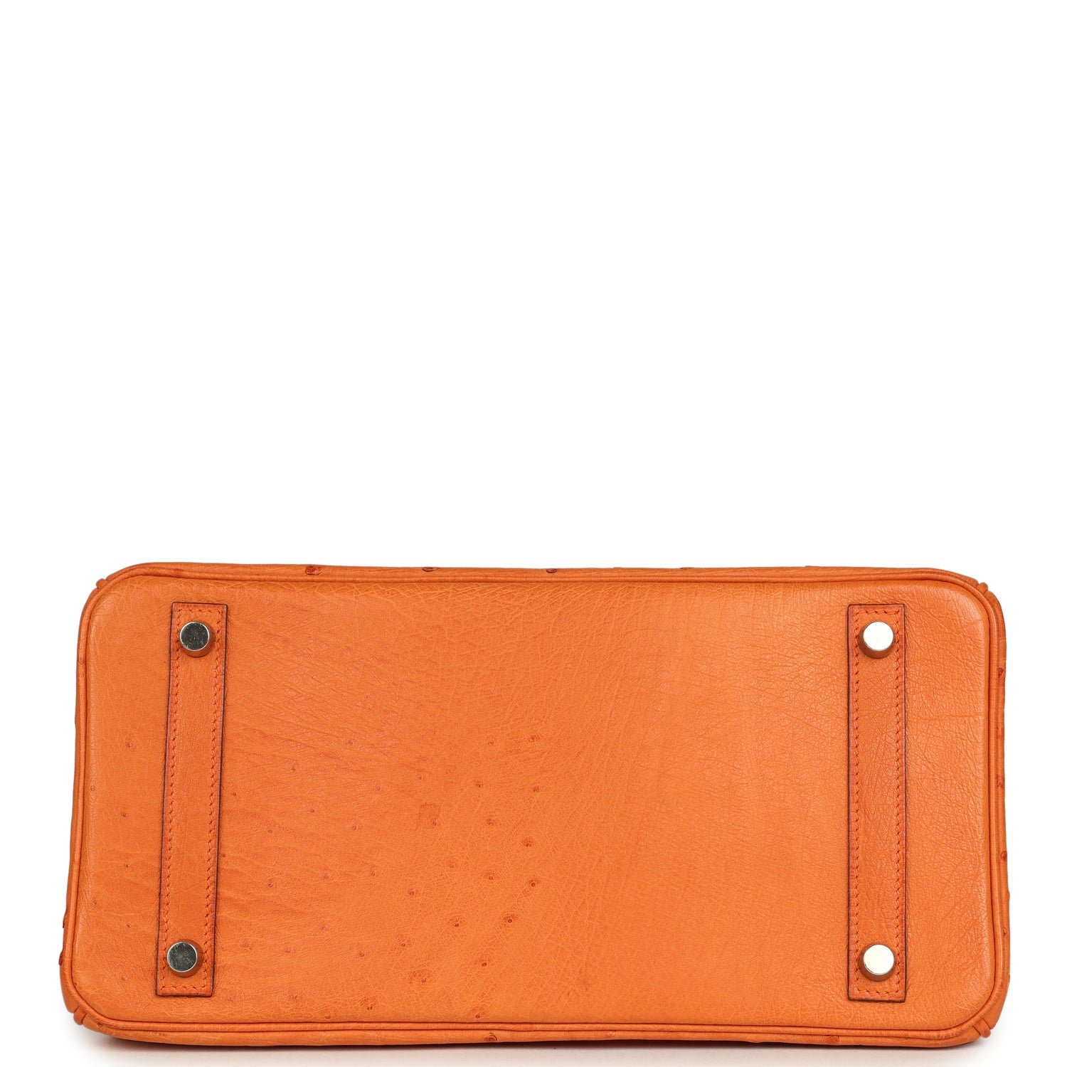 Pre-Owned Hermès Birkin 30 Tangerine Ostrich — view 6