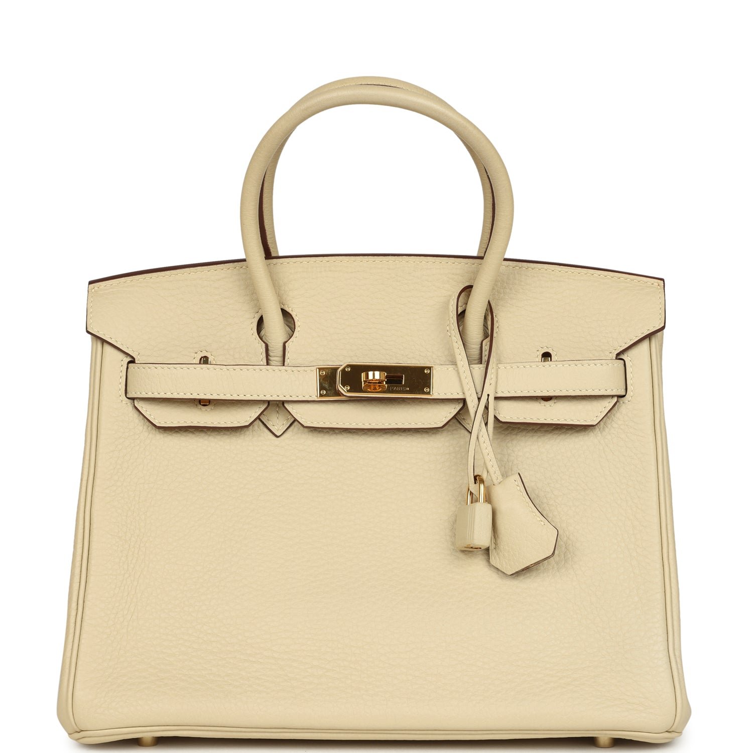 Pre-Owned Hermès Birkin 30 Parchemin Clemence