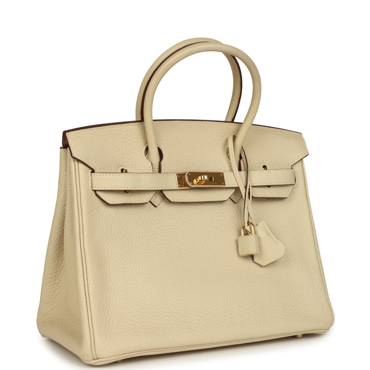 Pre-Owned Hermès Birkin 30 Parchemin Clemence — view 2