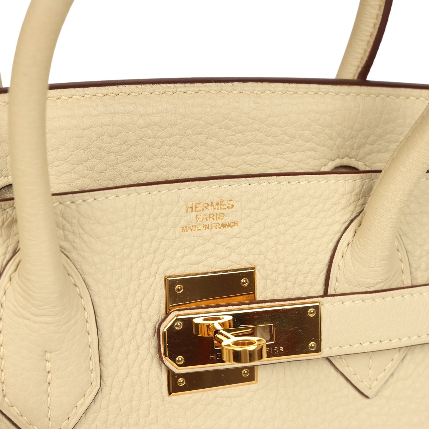 Pre-Owned Hermès Birkin 30 Parchemin Clemence — view 7