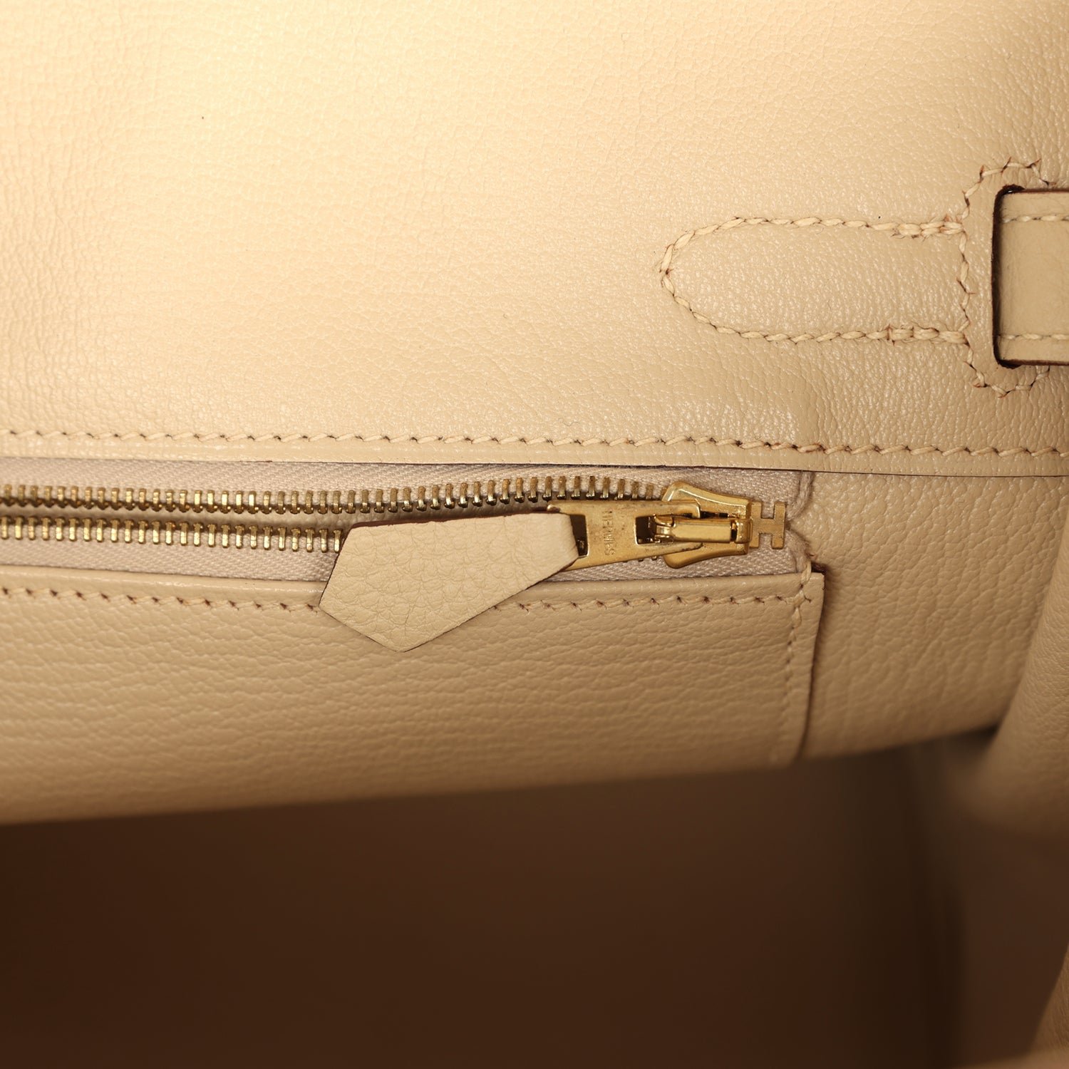 Pre-Owned Hermès Birkin 30 Parchemin Clemence — view 9