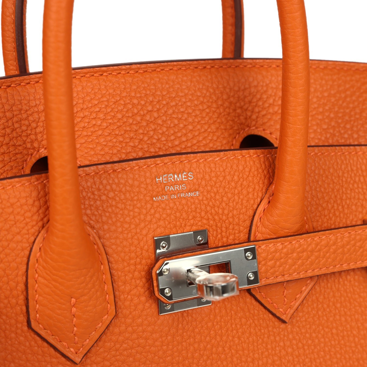 Hermès Birkin 25 Orange Minium Togo — view 7