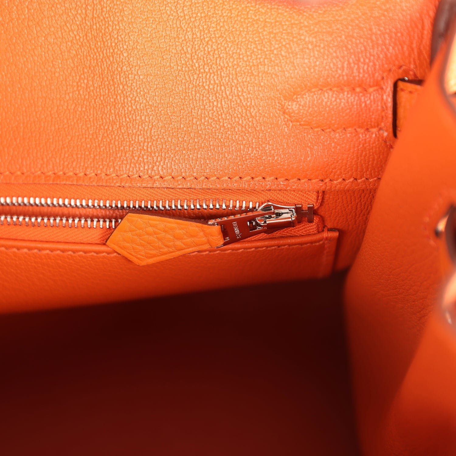 Hermès Birkin 25 Orange Minium Togo — view 9