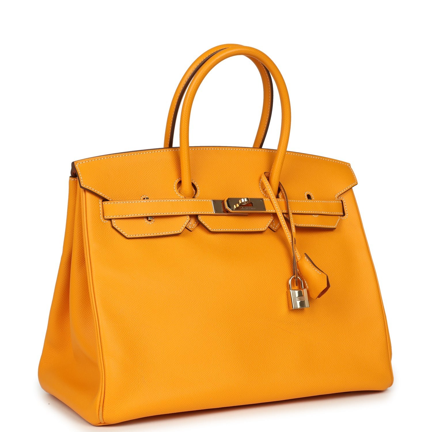 Pre-Owned Hermès Birkin 35 Jaune D'or Candy Epsom — view 2