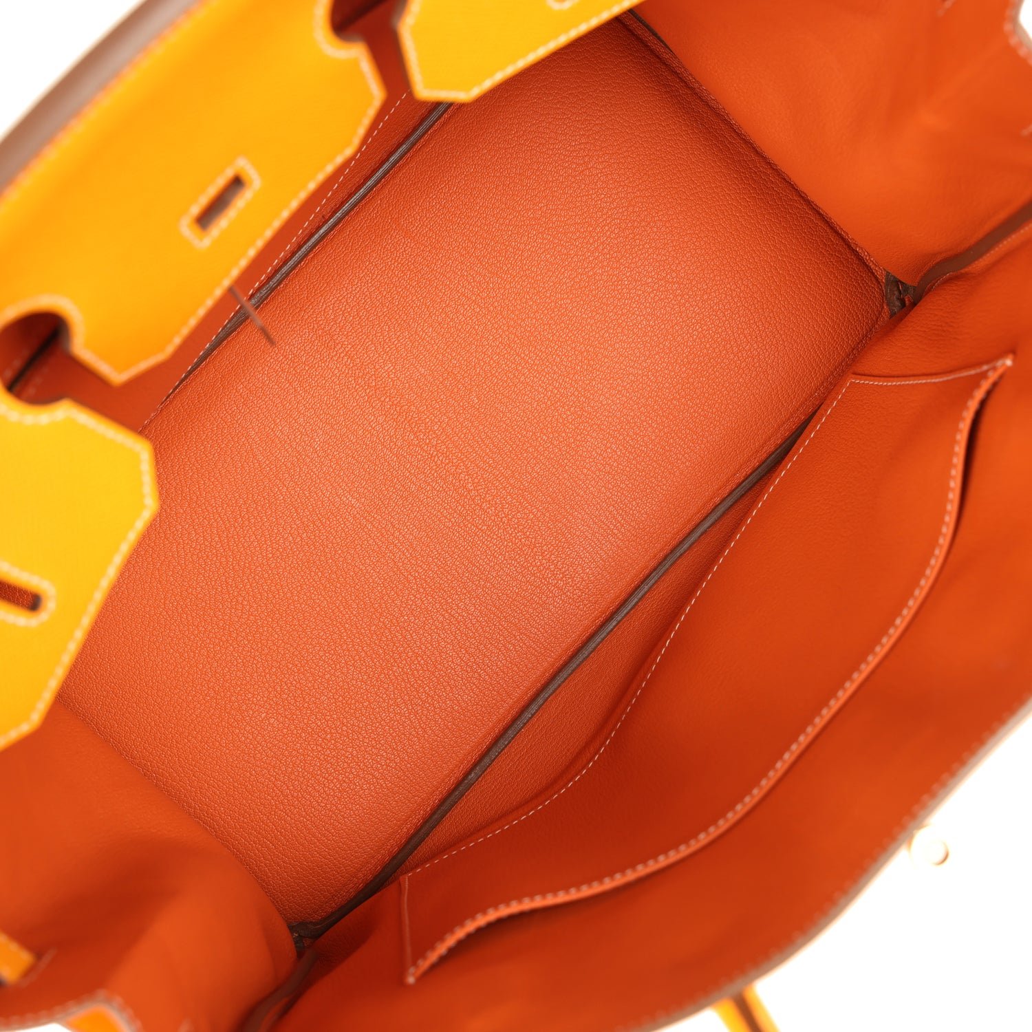 Pre-Owned Hermès Birkin 35 Jaune D'or Candy Epsom — view 8