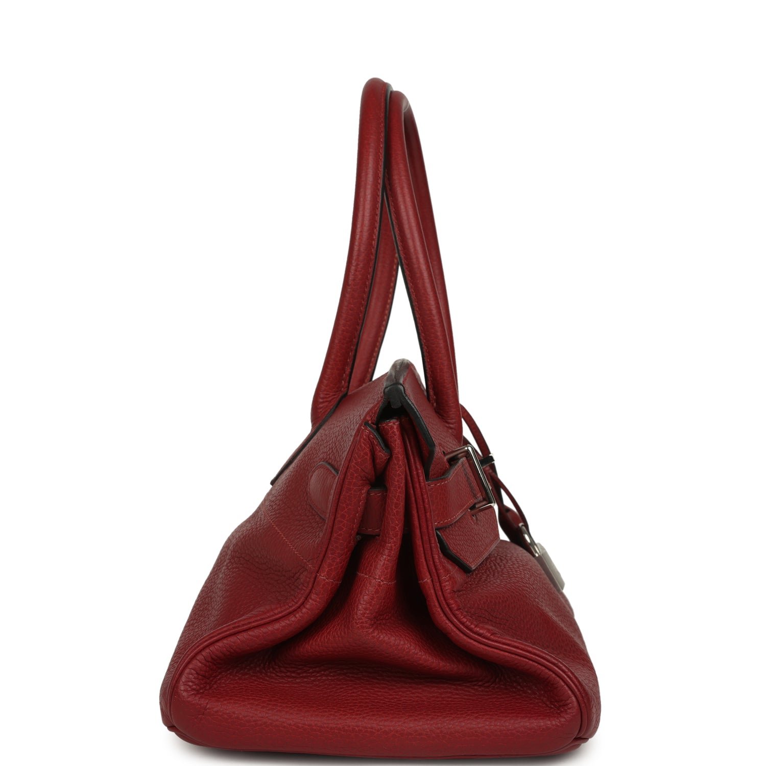 Vintage Hermès Shoulder Birkin JPG 42 Clemence Palladium — view 4
