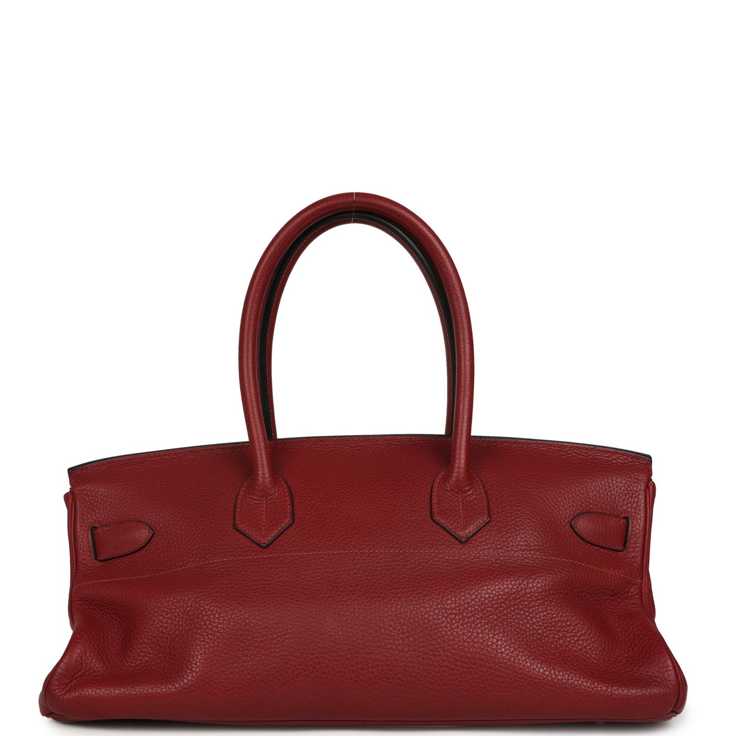 Vintage Hermès Shoulder Birkin JPG 42 Clemence Palladium — view 5