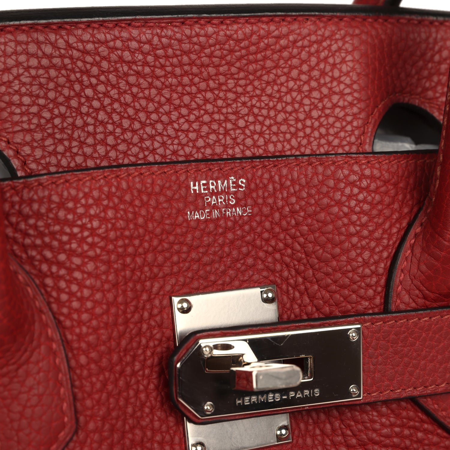 Vintage Hermès Shoulder Birkin JPG 42 Clemence Palladium — view 7