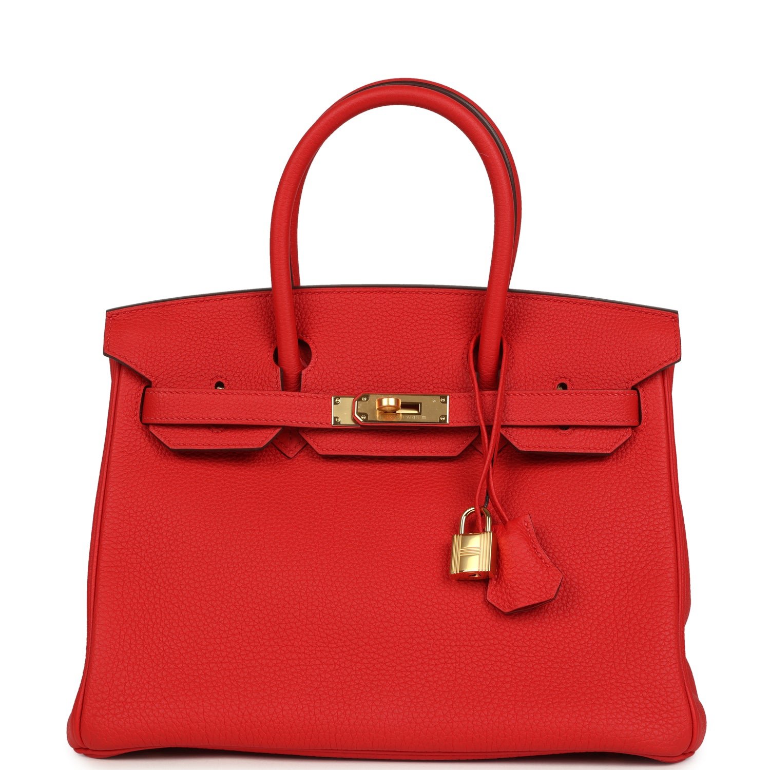Pre-Owned Hermès Birkin 30 Rouge de Coeur Togo
