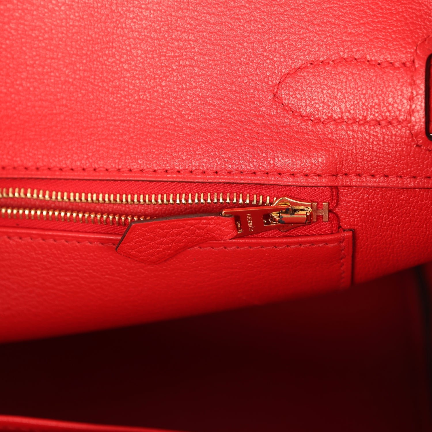 Pre-Owned Hermès Birkin 30 Rouge de Coeur Togo — view 9