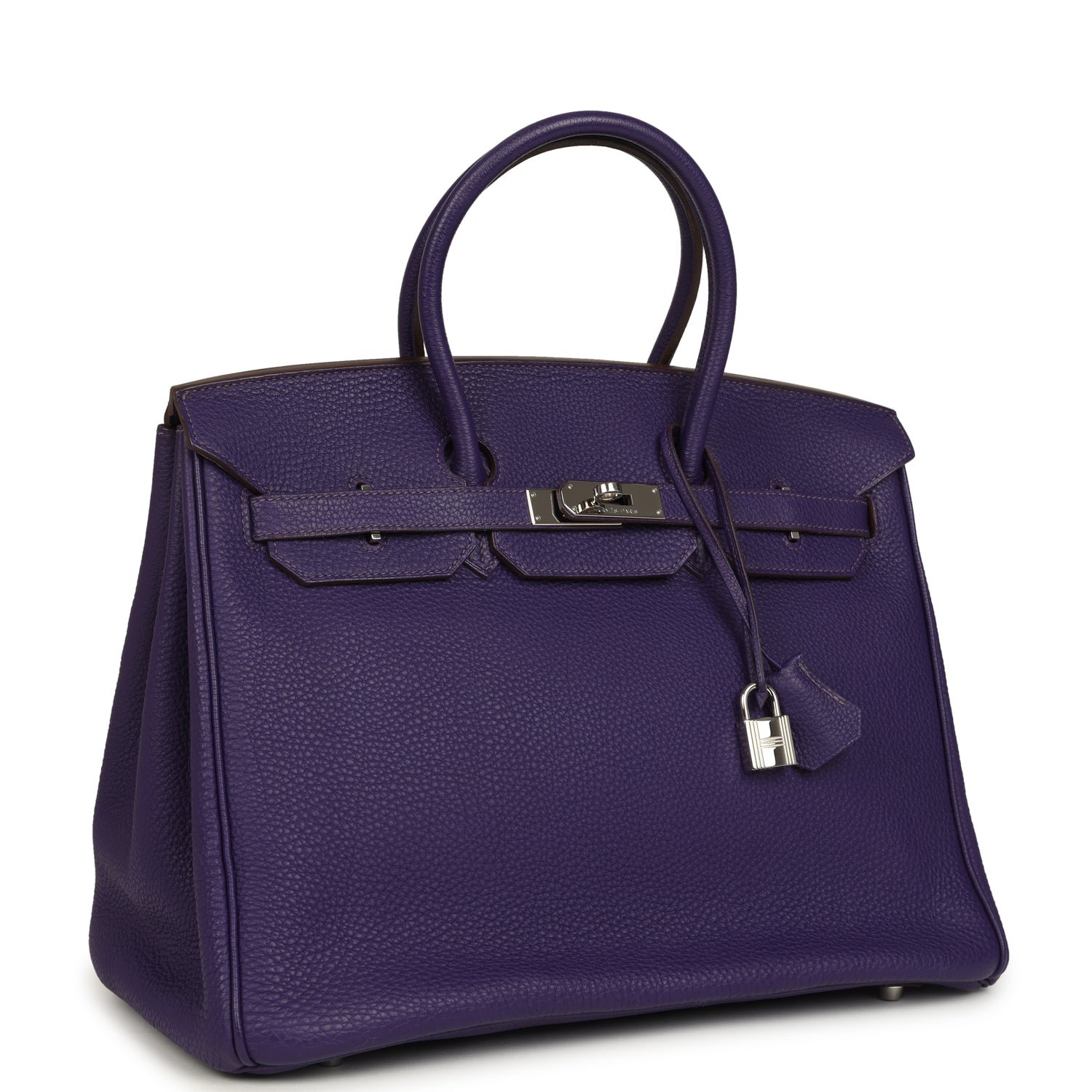 Pre-Owned Hermès Birkin 35 Violet Togo — view 2