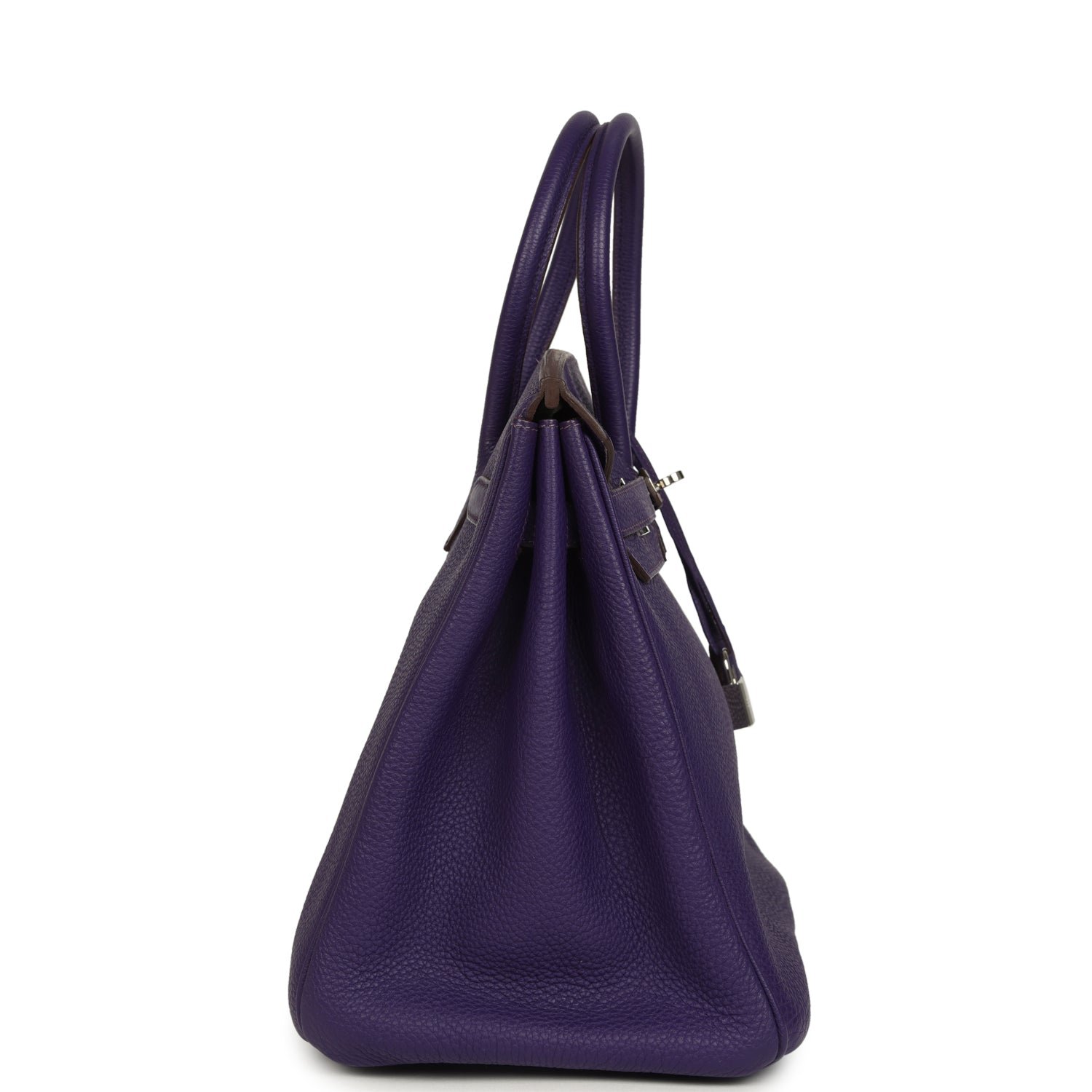 Pre-Owned Hermès Birkin 35 Violet Togo — view 4