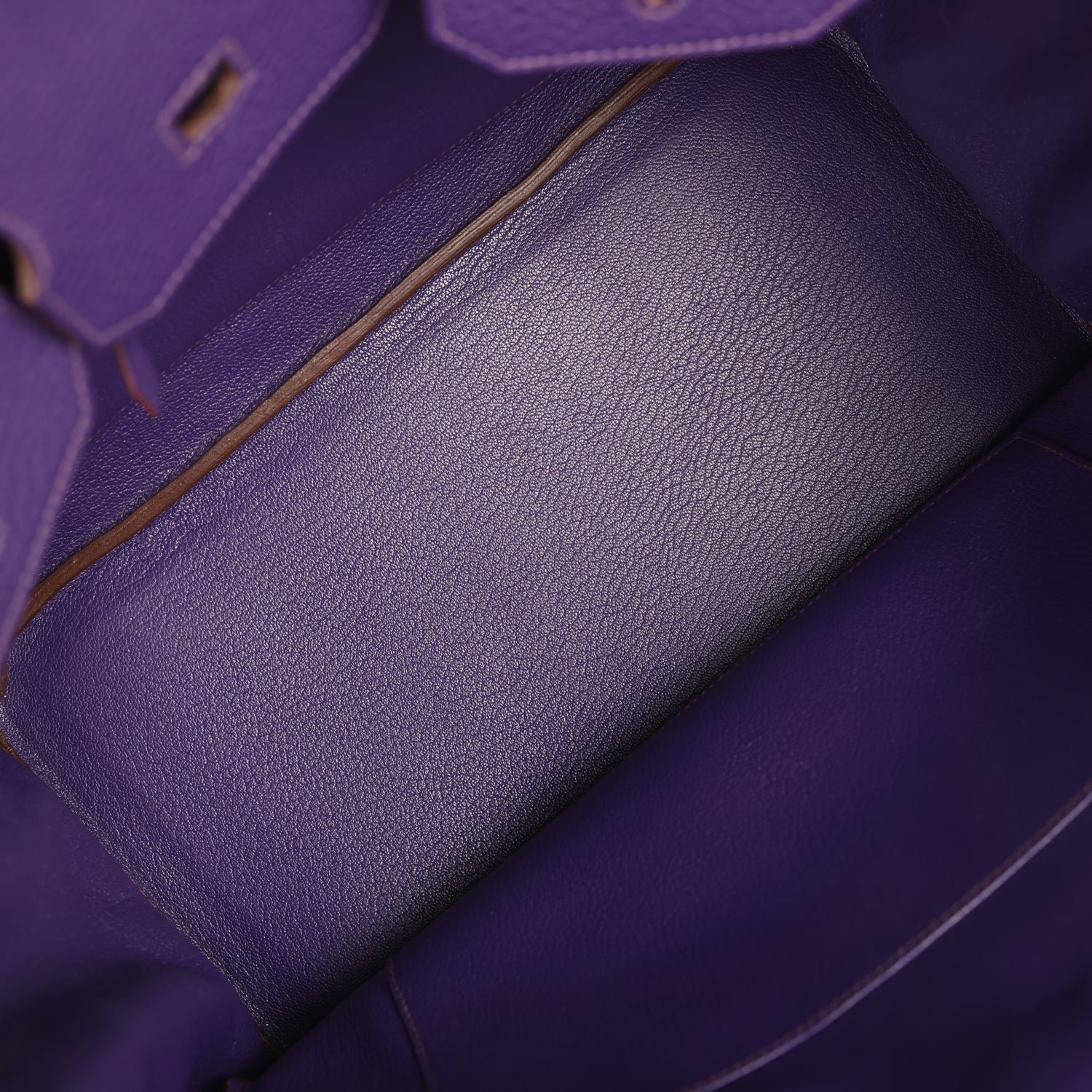 Pre-Owned Hermès Birkin 35 Violet Togo — view 8