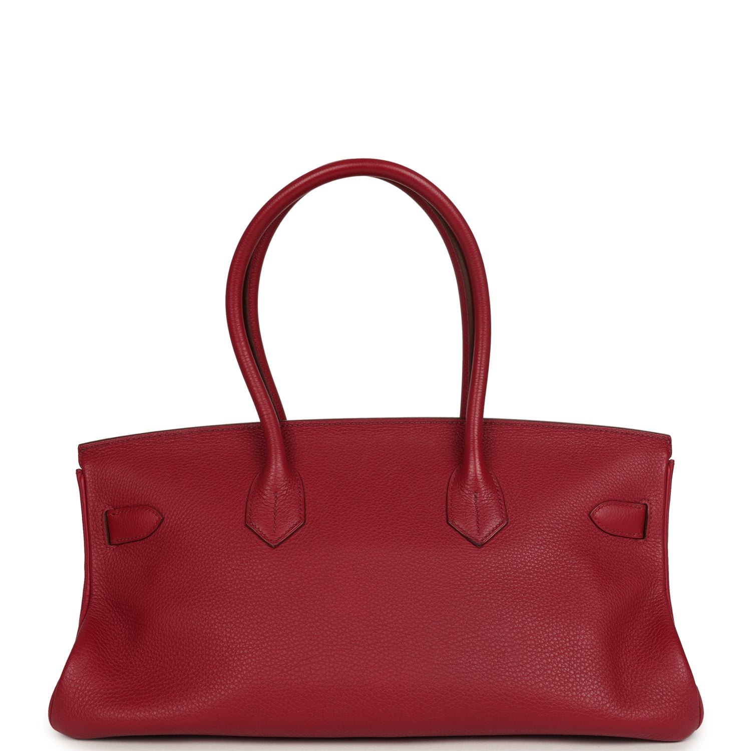 Vintage Hermès Shoulder Birkin JPG 42 Rubis Togo Palladium — view 5