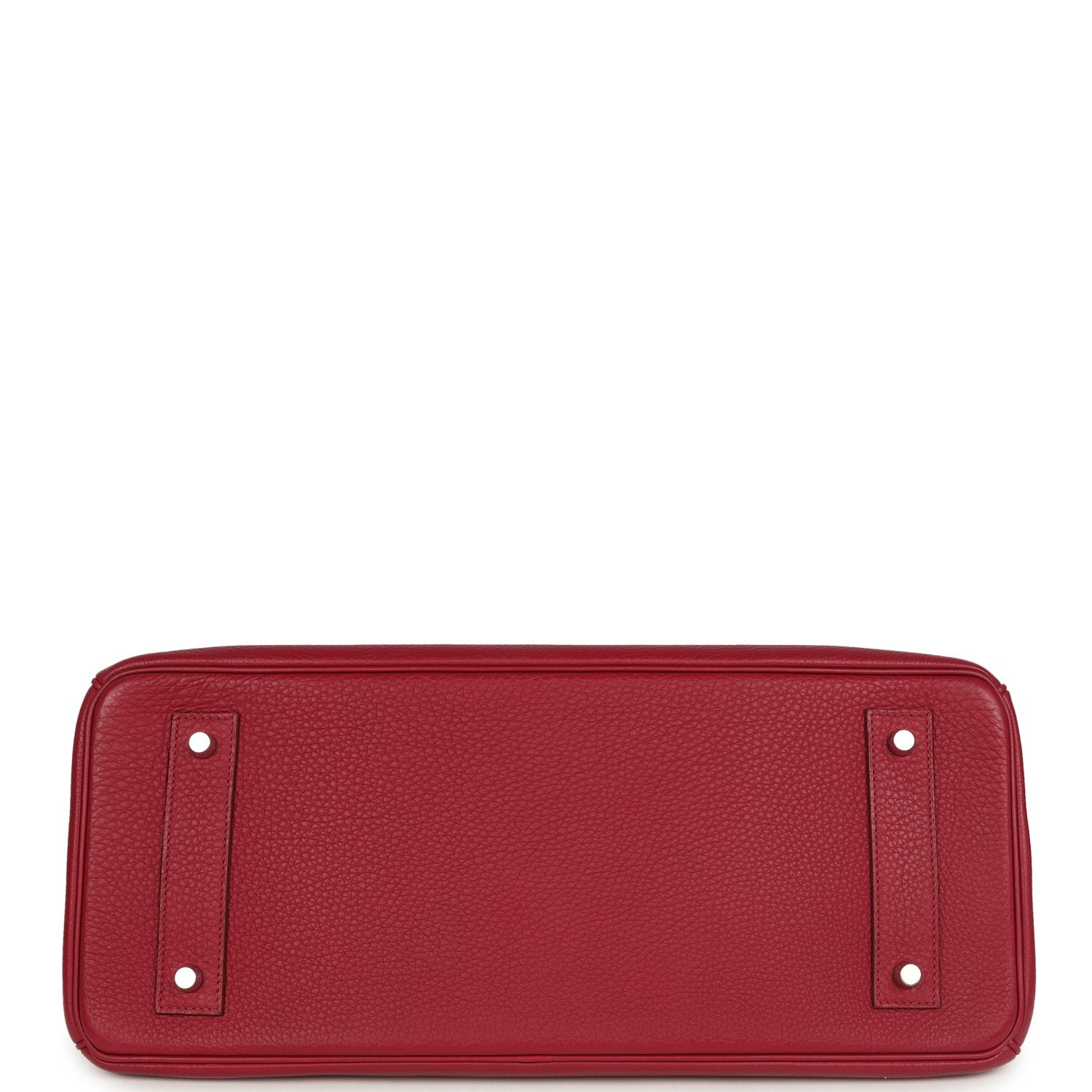 Vintage Hermès Shoulder Birkin JPG 42 Rubis Togo Palladium — view 6