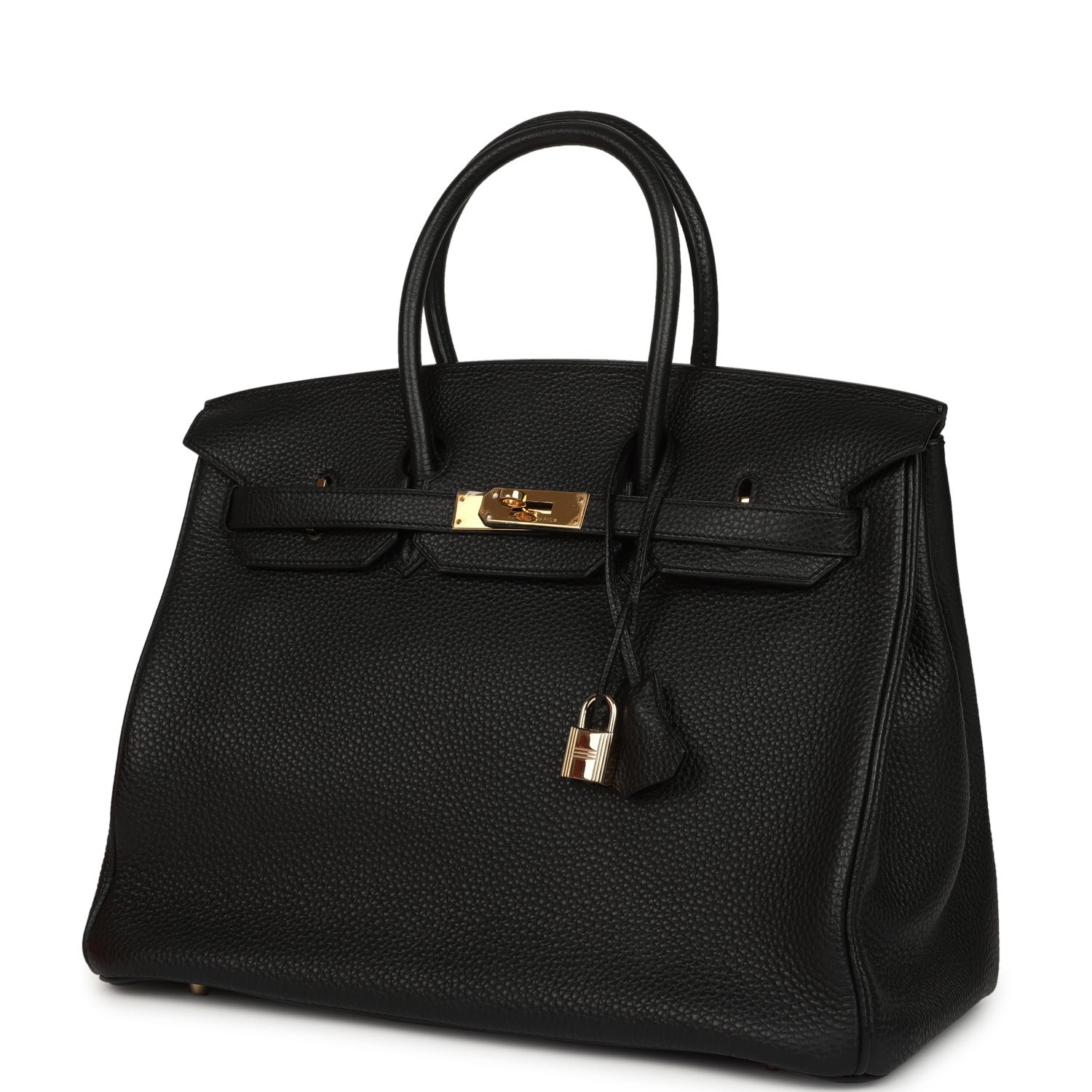 Vintage Hermès Birkin 35 Black Togo — view 3