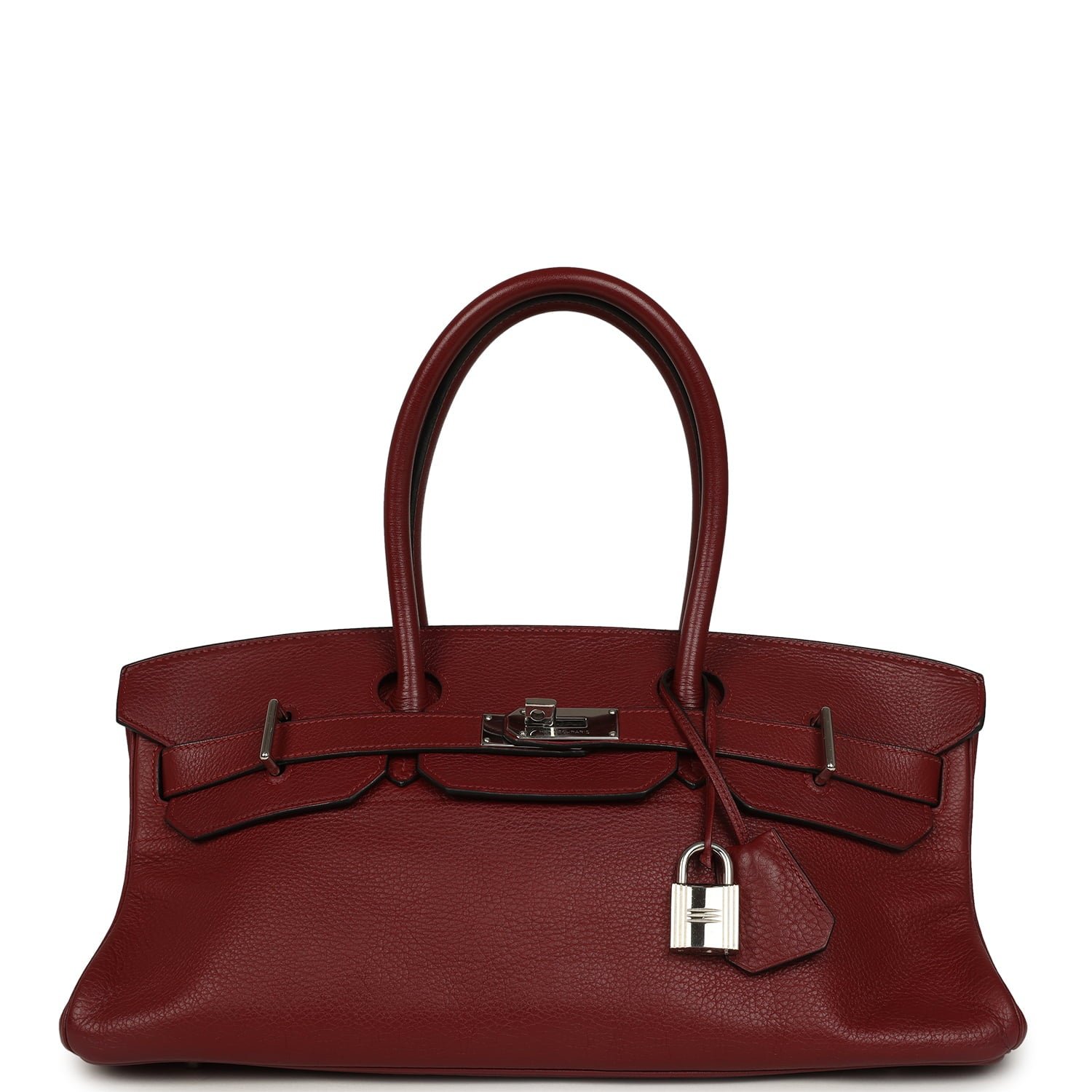 Vintage Hermès Shoulder Birkin JPG 42 Clemence Palladium