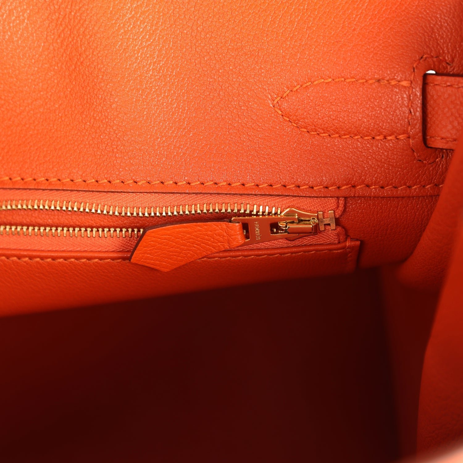 Hermès Birkin 30 Feu Epsom — view 9