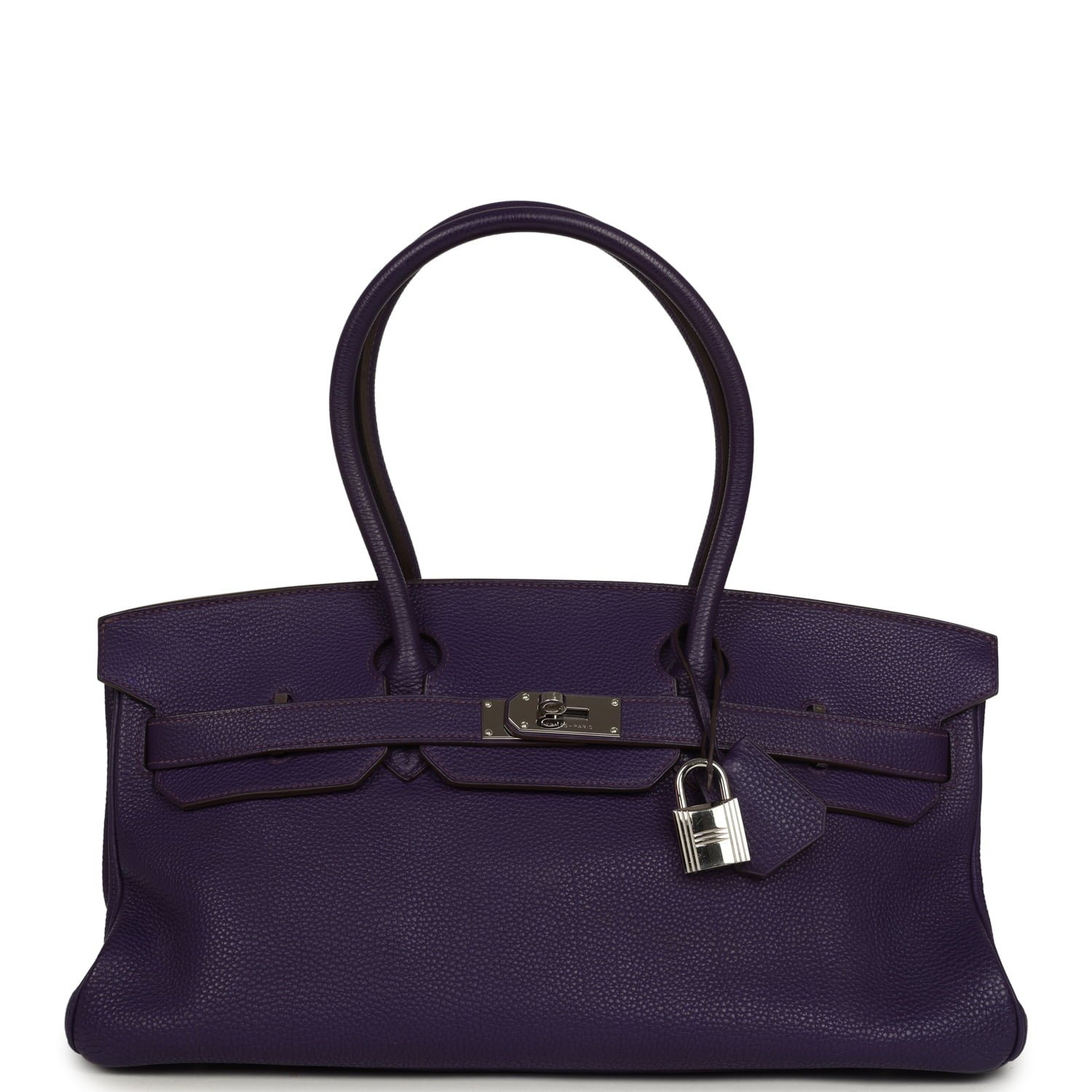 Vintage Hermès Shoulder Birkin JPG 42 Iris Togo