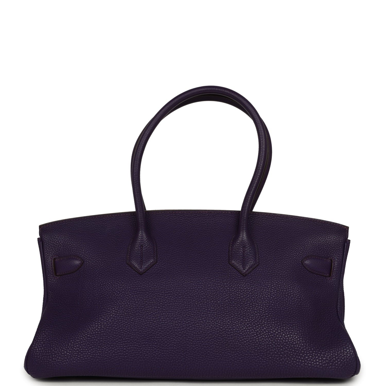 Vintage Hermès Shoulder Birkin JPG 42 Iris Togo — view 5