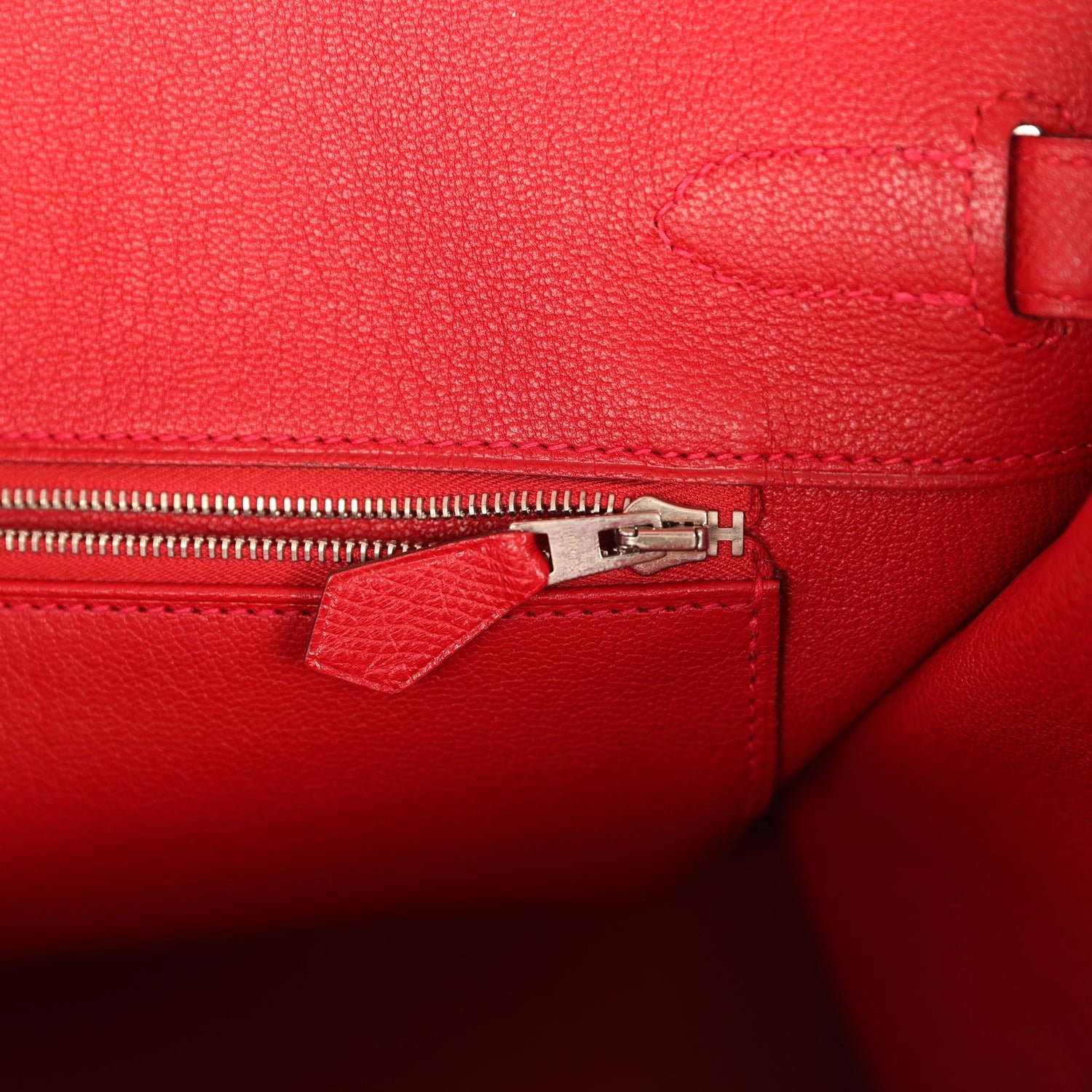 Pre-Owned Hermès Birkin 35 Rouge Casaque Epsom — view 9