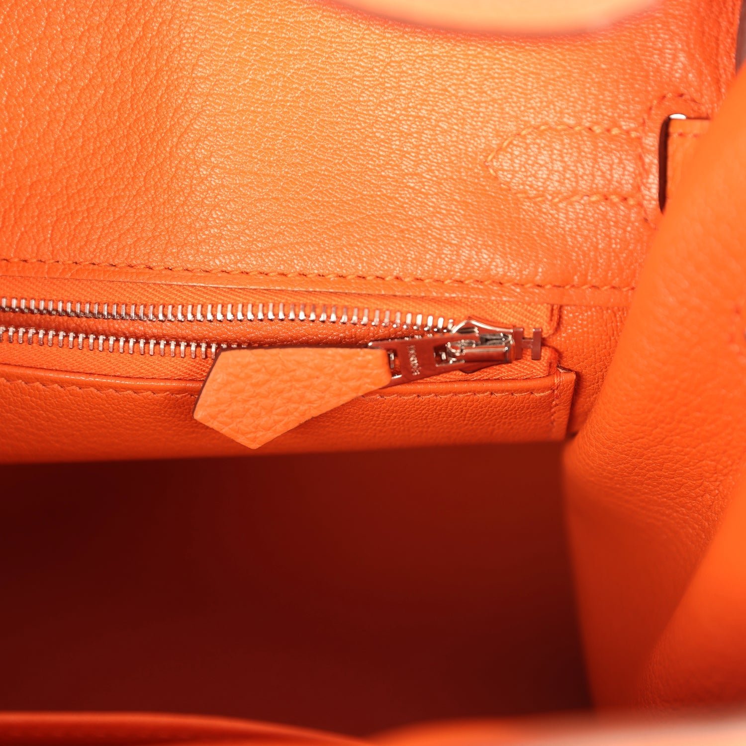 Hermès Birkin 25 Orange Togo Palladium — view 9