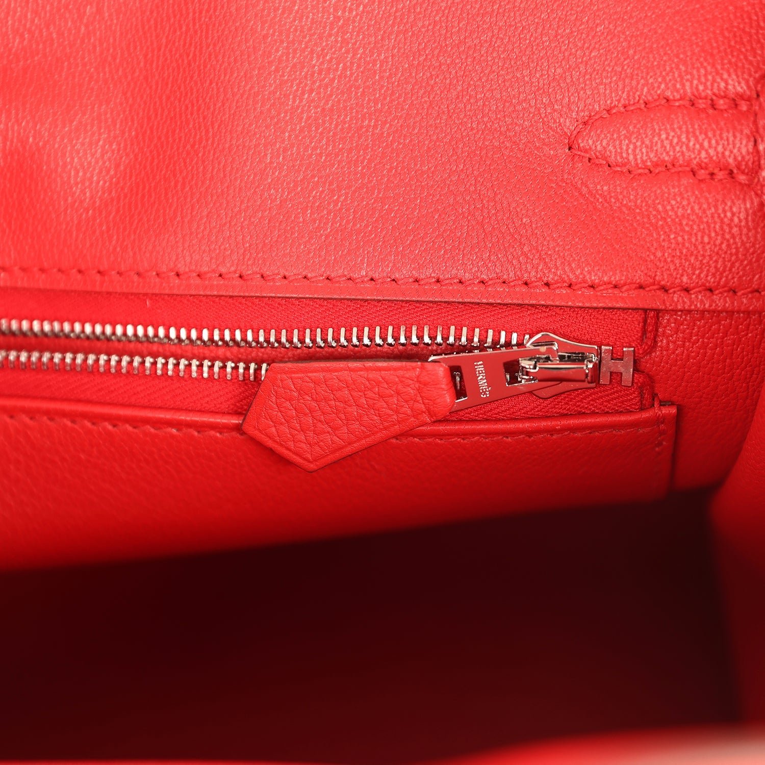 Hermès Birkin 25 Rouge Radieux Togo — view 9